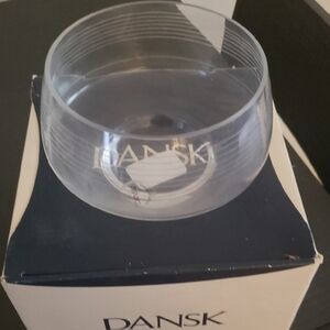 Dansk Clear Glass Bowl